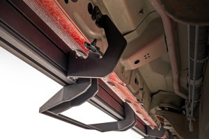 Chevrolet Silverado 2500 HD Adjustable Step - Side - Rough Country - SRL2 Adj Aluminum - Black - '07-'18